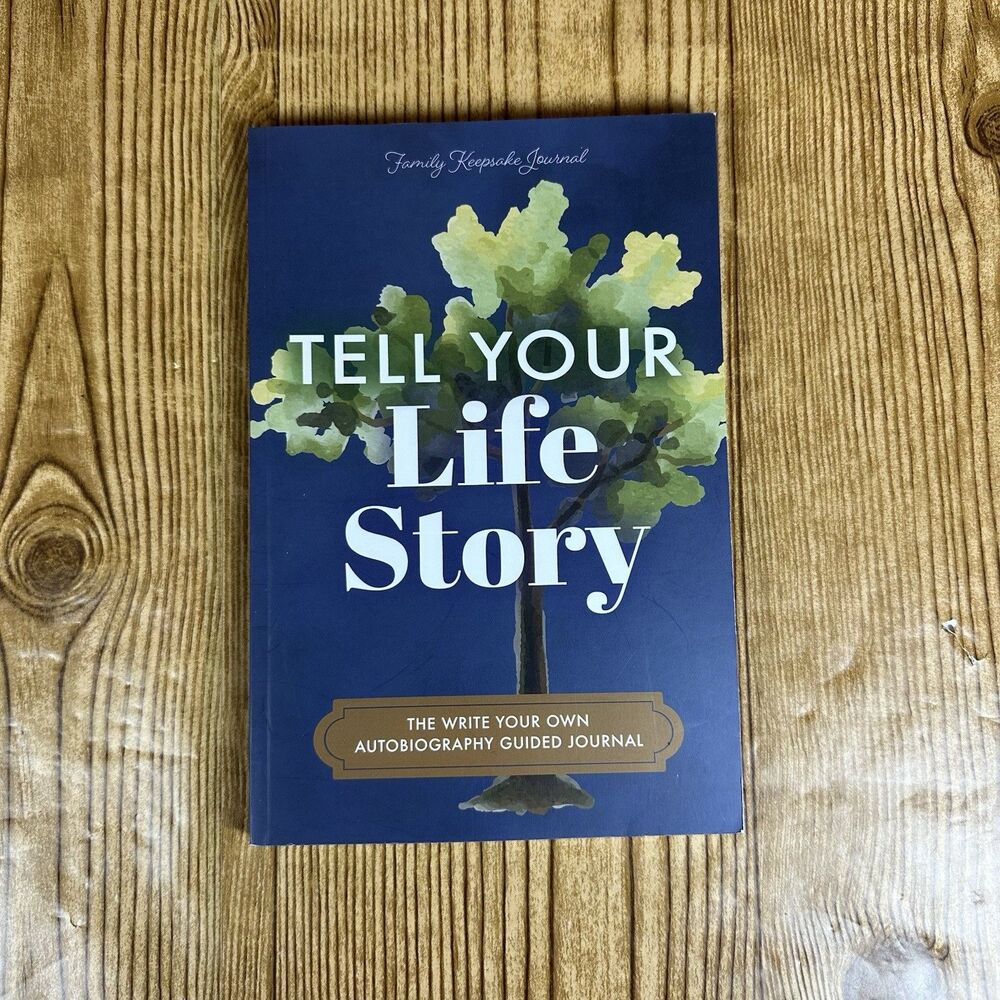 Tell Your Life Story Guided Journal Memory Book Autobiography Gift‎